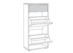 "Куба 1" прихожая, ф-ка "Нижегород" 54 777 Р. в Вира Мебель "Куба 1" прихожая, ф-ка "Нижегород"