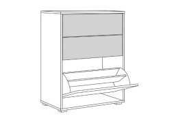 "Куба 2" прихожая, ф-ка "Нижегород" 48 620 Р. в Вира Мебель "Куба 2" прихожая, ф-ка "Нижегород"