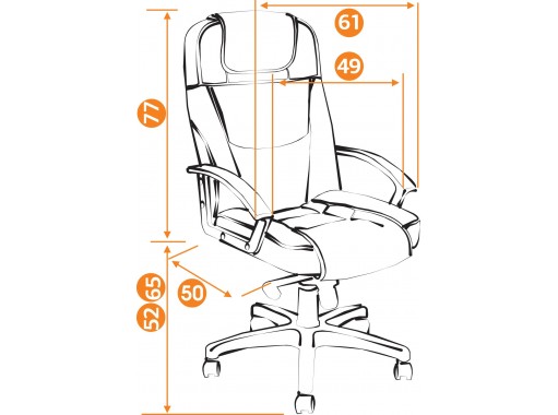 "Bergamo-хром 10201" компьютерное кресло, ф-ка МФ TetChair