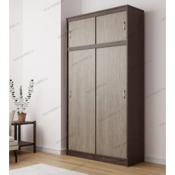 Миллениум 2+А шкаф купе эконом с антресолью