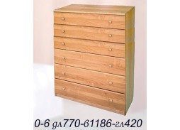 Комод "Михаил 0-6" (6 ящиков)