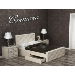 Сантана кровать в ткани
