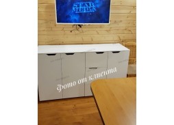 "Элит 56" комод с глянцевым фасадом.