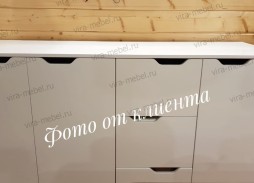 "Элит 56" комод с глянцевым фасадом.