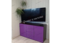"Элит 72" комод с глянцевым фасадом. 18 600 Р. в Вира Мебель "Элит 72" комод с глянцевым фасадом.