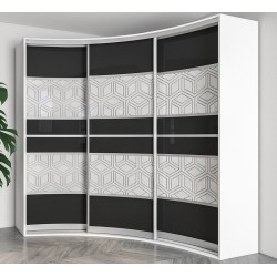 КР Люкс 1 радиусный шкаф-купе