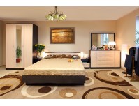 Светлана М 1 спальня со шкафом и комодом