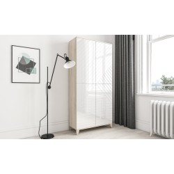 Сканди 3 шкаф распашной на ножках