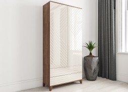 "Сканди 4" шкаф распашной на ножках