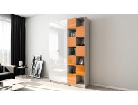 Вираж 1 шкаф-стеллаж с глянцевым фасадом