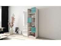 Вираж 2 шкаф-стеллаж с глянцевым фасадом