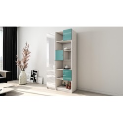 Вираж 2 шкаф-стеллаж с глянцевым фасадом