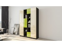 Вираж 3 шкаф-стеллаж с глянцевым фасадом
