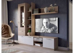Стенка Глянец 1-3D с глянцевым фасадом 26 400 Р. в Вира Мебель Стенка Глянец 1-3D с глянцевым фасадом