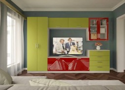 Стенка Глянец 22-3D в гостиную