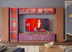 Глянцевая стенка Глянец 35-3D