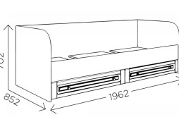 "Богуслава 1" набор для детской, ф-ка "Комфорт S" 57 650 Р. в Вира Мебель "Богуслава 1" набор для детской, ф-ка "Комфорт S"