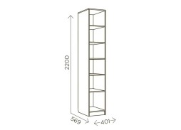 "Илия М4" пенал, ф-ка "Комфорт S" 11 710 Р. в Вира Мебель "Илия М4" пенал, ф-ка "Комфорт S"