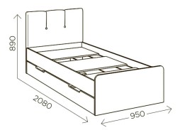 "Илия" детская комната, ф-ка "Комфорт S" 73 644 Р. в Вира Мебель "Илия" детская комната, ф-ка "Комфорт S"