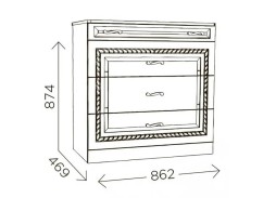 "Гертруда М2" шкаф, ф-ка "Комфорт S" 10 465 Р. в Вира Мебель "Гертруда М2" шкаф, ф-ка "Комфорт S"
