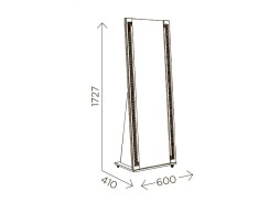 "Гертруда М7" зеркало 7 732 Р. в Вира Мебель "Гертруда М7" зеркало