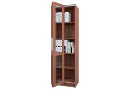 "Библиотека №1 МДФ" шкаф для книг - двери гармошка