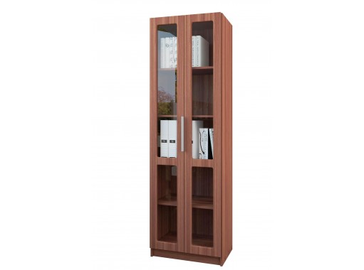 "Библиотека №1 МДФ" шкаф для книг - распашные двери