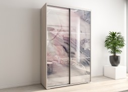 "Модус 8" шкаф купе с фотопечатью 39 200 Р. в Вира Мебель "Модус 8" шкаф купе с фотопечатью