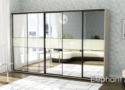 "Элефант 26" шкаф купе пятидверный