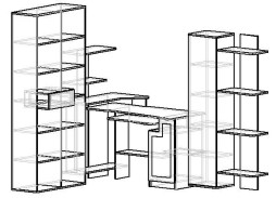 "Мебелайн 4" стол для компьютера