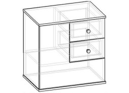 Тумба "Мебелайн 17"