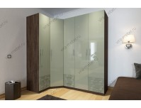 Меркурий Люкс фреза №8 шкаф угловой распашной