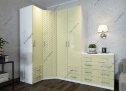 Меркурий Люкс фреза №11 шкаф угловой распашной 56 000 Р. в Вира Мебель Меркурий Люкс фреза №11 шкаф угловой распашной