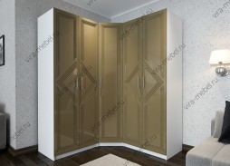 Меркурий Люкс фреза №19 шкаф угловой распашной