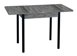 Стол обеденный "Эко" 80*60/120 сосна пасадена/чёрный, ф-ка Система Мебели
