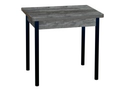 Стол обеденный "Эко" 80*60/120 сосна пасадена/чёрный, ф-ка Система Мебели