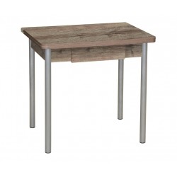 Стол круглый, раздвижной ЛДСП белый, ф-ка Система Мебели