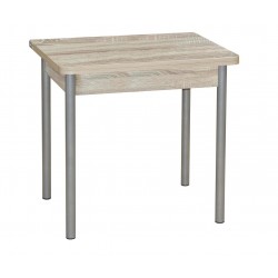 Стол круглый, раздвижной ЛДСП белый, ф-ка Система Мебели