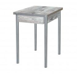 Стол круглый, раздвижной ЛДСП белый, ф-ка Система Мебели