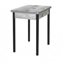 Стол круглый, раздвижной ЛДСП белый, ф-ка Система Мебели