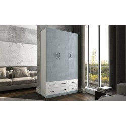 Сканди 1 шкаф распашной на ножках