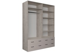 "Гамма 16-1" шкаф распашной