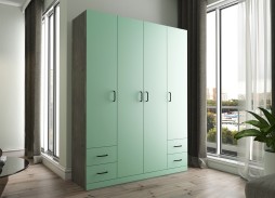 "Гамма 17-1" шкаф распашной