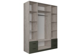 "Гамма 17-1" шкаф распашной