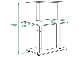 Компьютерный стол КСТ-12 ф-ка Сокол 5 400 Р. в Вира Мебель Компьютерный стол КСТ-12 ф-ка Сокол