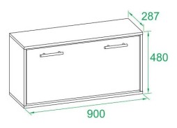 Прихожая ВШ-3+ТП-3 ф-ка Сокол 10 420 Р. в Вира Мебель Прихожая ВШ-3+ТП-3 ф-ка Сокол