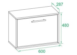 Прихожая ВШ-5+ТП-1 ф-ка Сокол 9 730 Р. в Вира Мебель Прихожая ВШ-5+ТП-1 ф-ка Сокол