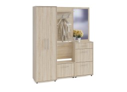 Прихожая ВШ-5+ТП-1+ПЗ-3+ТП-2+ШО-1 ф-ка Сокл 31 920 Р. в Вира Мебель Прихожая ВШ-5+ТП-1+ПЗ-3+ТП-2+ШО-1 ф-ка Сокл