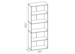 Стеллаж с фасадами ШУ-20 ф-ка Сокол 6 180 Р. в Вира Мебель Стеллаж с фасадами ШУ-20 ф-ка Сокол