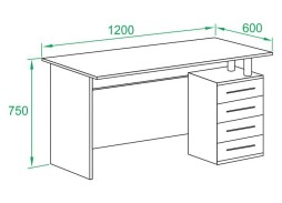 Компьютерный стол КСТ-106.1 ф-ка Сокол 14 320 Р. в Вира Мебель Компьютерный стол КСТ-106.1 ф-ка Сокол